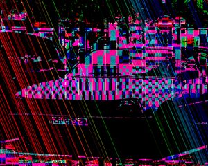 Preview wallpaper glitch, ripple, distortion, noise, digital