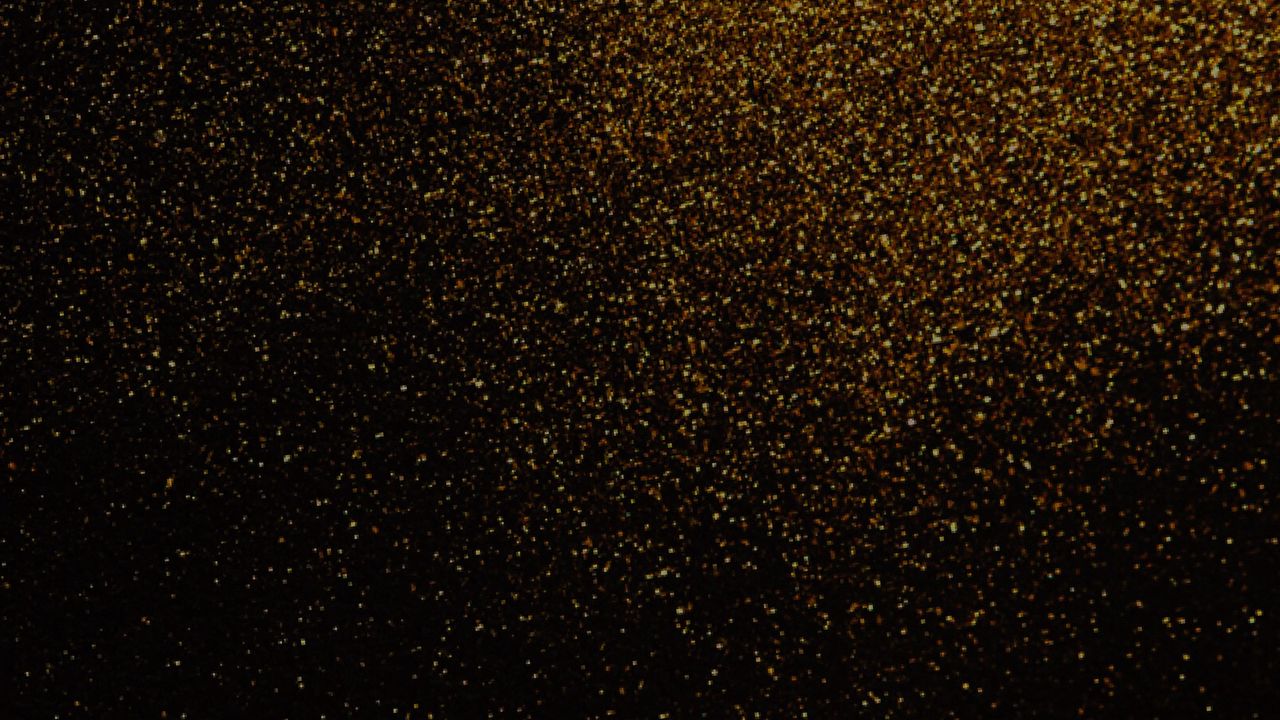Wallpaper glitter, gold, particles, dark
