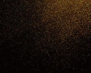 Preview wallpaper glitter, gold, particles, dark