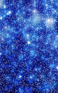 Preview wallpaper glitter, snowflakes, stars, radiance