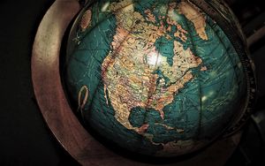Preview wallpaper globe, antiques, map