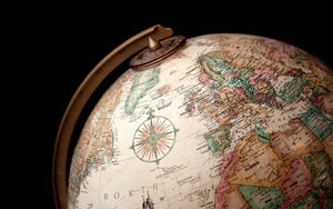 Preview wallpaper globe, country, ball, geography