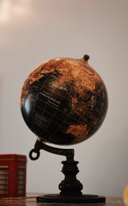 Preview wallpaper globe, map, earth, geography, sphere, ball