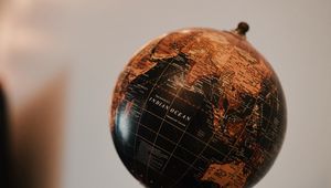 Preview wallpaper globe, map, earth, geography, sphere, ball