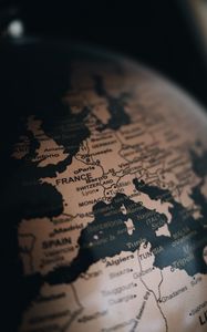 Preview wallpaper globe, map, geography