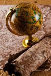 Preview wallpaper globe, map, table, travel