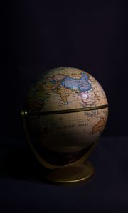 Preview wallpaper globe, map, travel, darkness