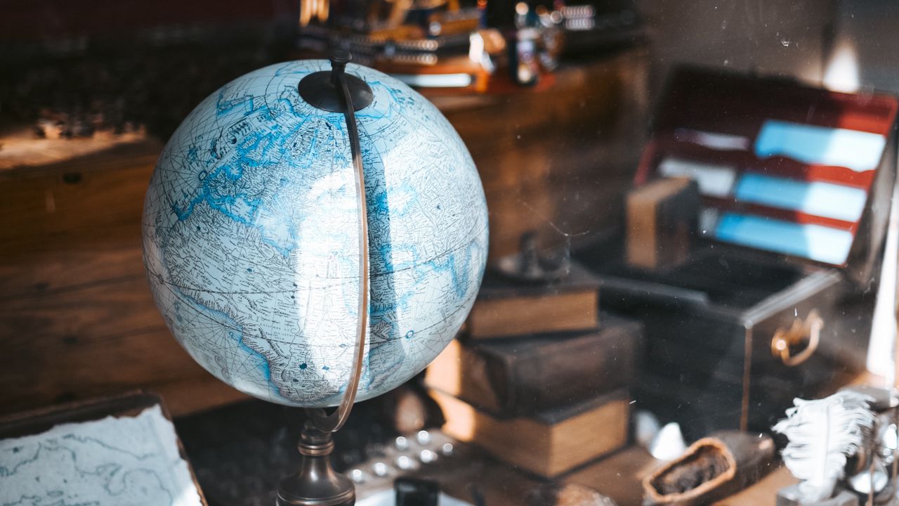 Wallpaper globe, showcase, travel, wanderlust, world