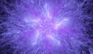 Preview wallpaper glow, background, shapes, purple, abstraction