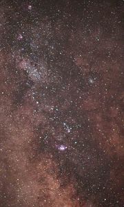 Preview wallpaper glow, stars, milky way, nebula, space