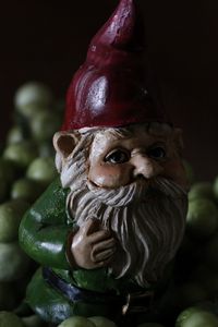 Preview wallpaper gnome, figurine, toy, cap, beard