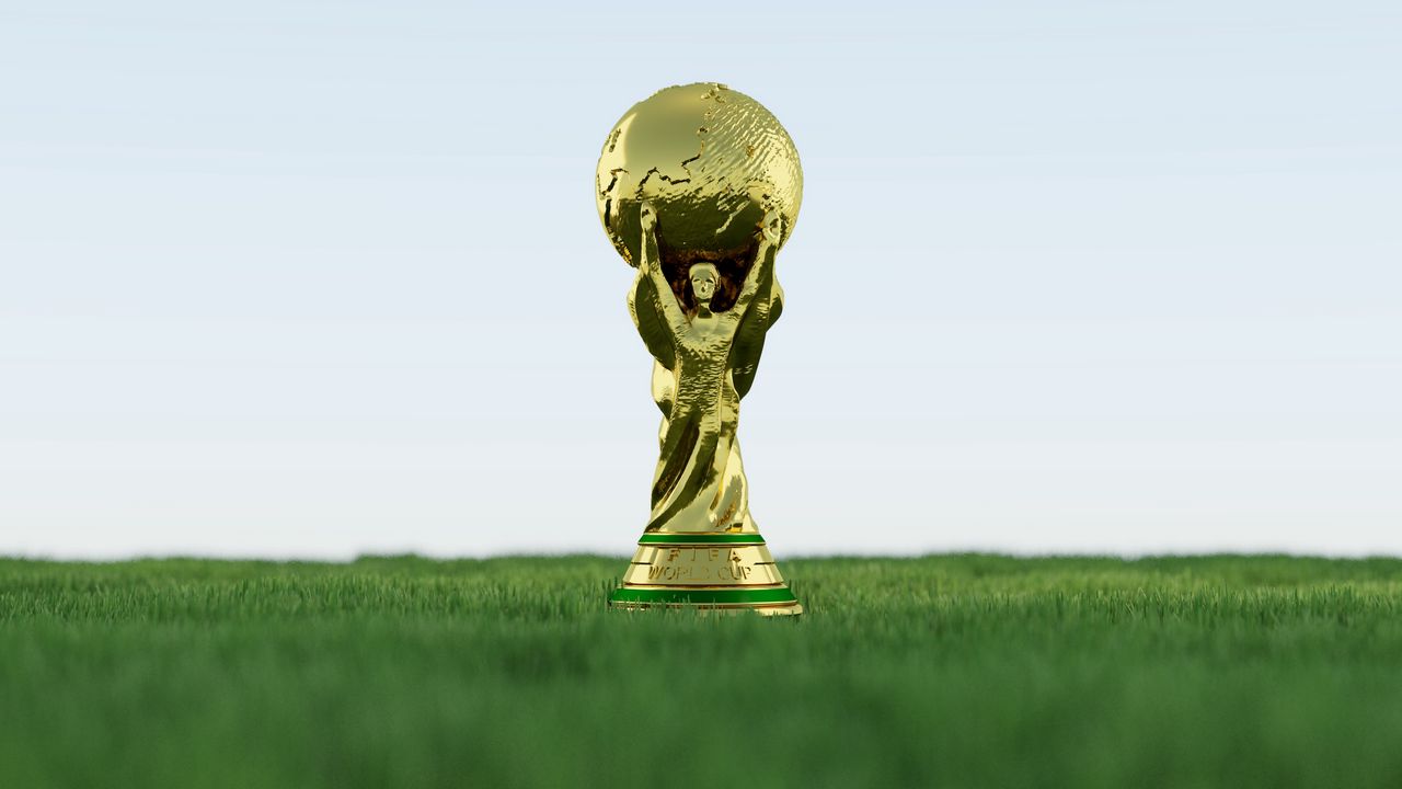 Wallpaper goblet, fifa world cup, football, trophy, championship