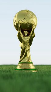 Preview wallpaper goblet, fifa world cup, football, trophy, championship