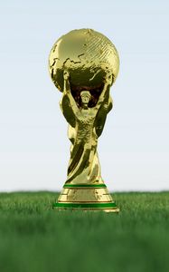 Preview wallpaper goblet, fifa world cup, football, trophy, championship