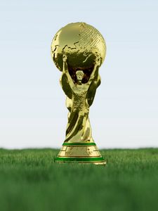 Preview wallpaper goblet, fifa world cup, football, trophy, championship