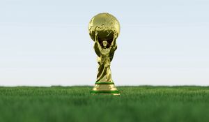 Preview wallpaper goblet, fifa world cup, football, trophy, championship