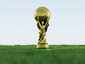 Preview wallpaper goblet, fifa world cup, football, trophy, championship