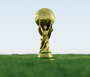 Preview wallpaper goblet, fifa world cup, football, trophy, championship