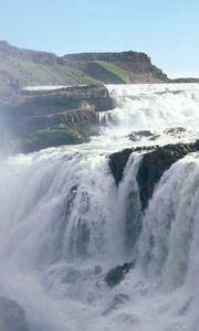 Preview wallpaper gold falls, iceland, stream