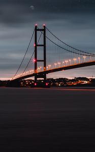 Preview wallpaper golden gate, bridge, night, strait, san francisco