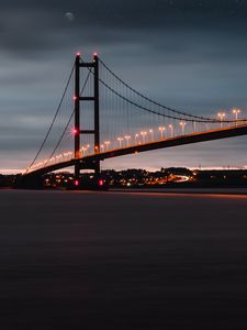 Preview wallpaper golden gate, bridge, night, strait, san francisco