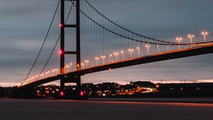 Preview wallpaper golden gate, bridge, night, strait, san francisco