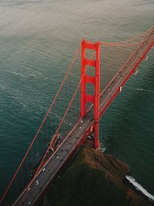 Preview wallpaper golden gate, bridge, road, water