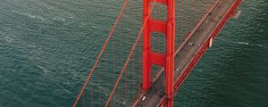 Preview wallpaper golden gate, bridge, road, water