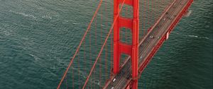 Preview wallpaper golden gate, bridge, road, water