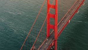 Preview wallpaper golden gate, bridge, road, water