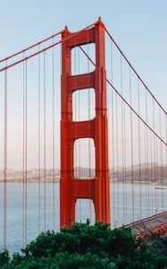 Preview wallpaper golden gate, bridge, road, construction, city