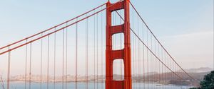 Preview wallpaper golden gate, bridge, road, construction, city