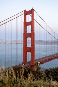 Preview wallpaper golden gate, bridge, water, horizon