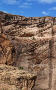 Preview wallpaper gorge, rock, sky, stones