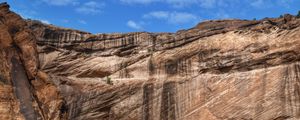 Preview wallpaper gorge, rock, sky, stones