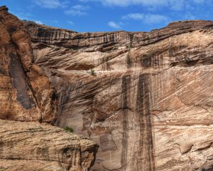 Preview wallpaper gorge, rock, sky, stones