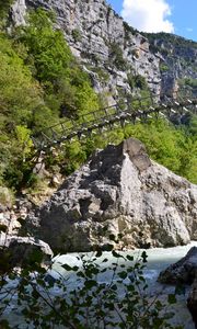 Preview wallpaper gorges du verdon, france, provence, bridge