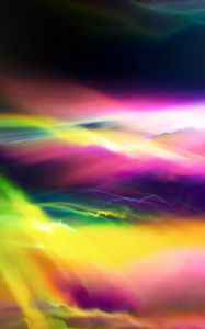 Preview wallpaper gradient, abstraction, colorful, distortion, rays