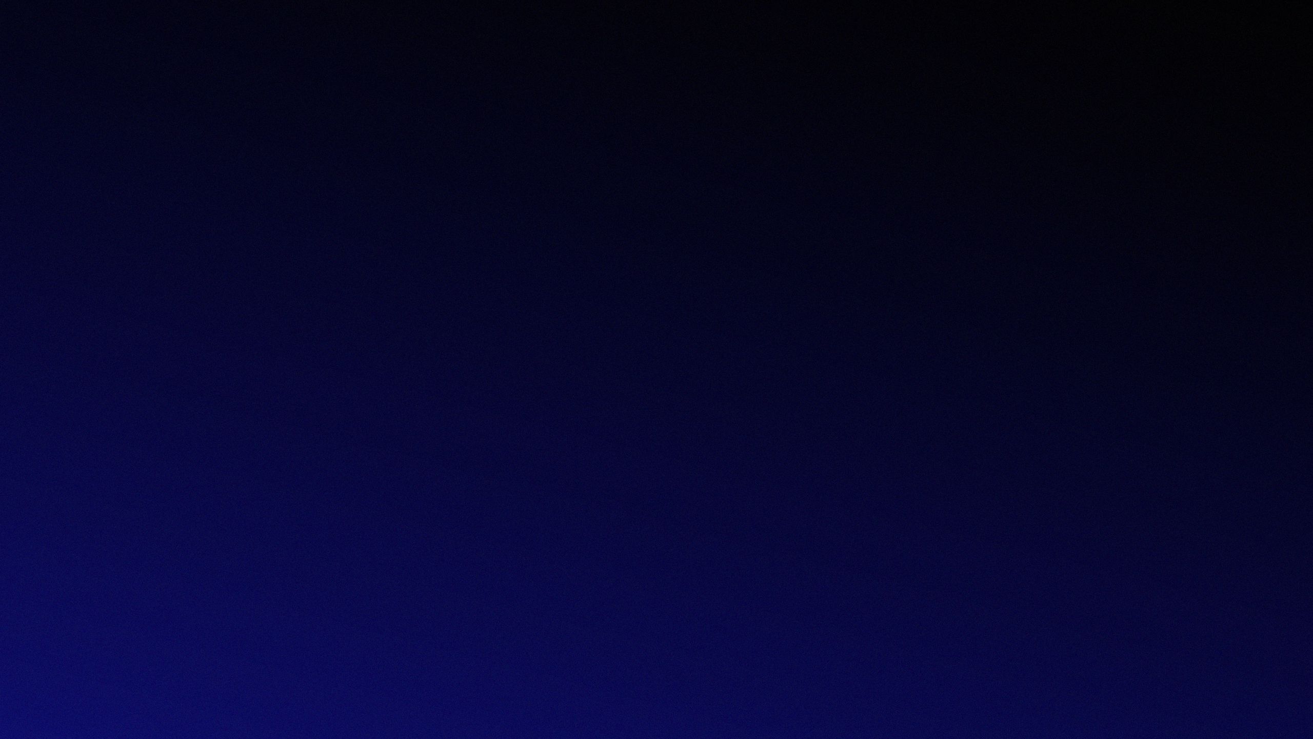 2560x1440 Dark Blue Solid Color Background