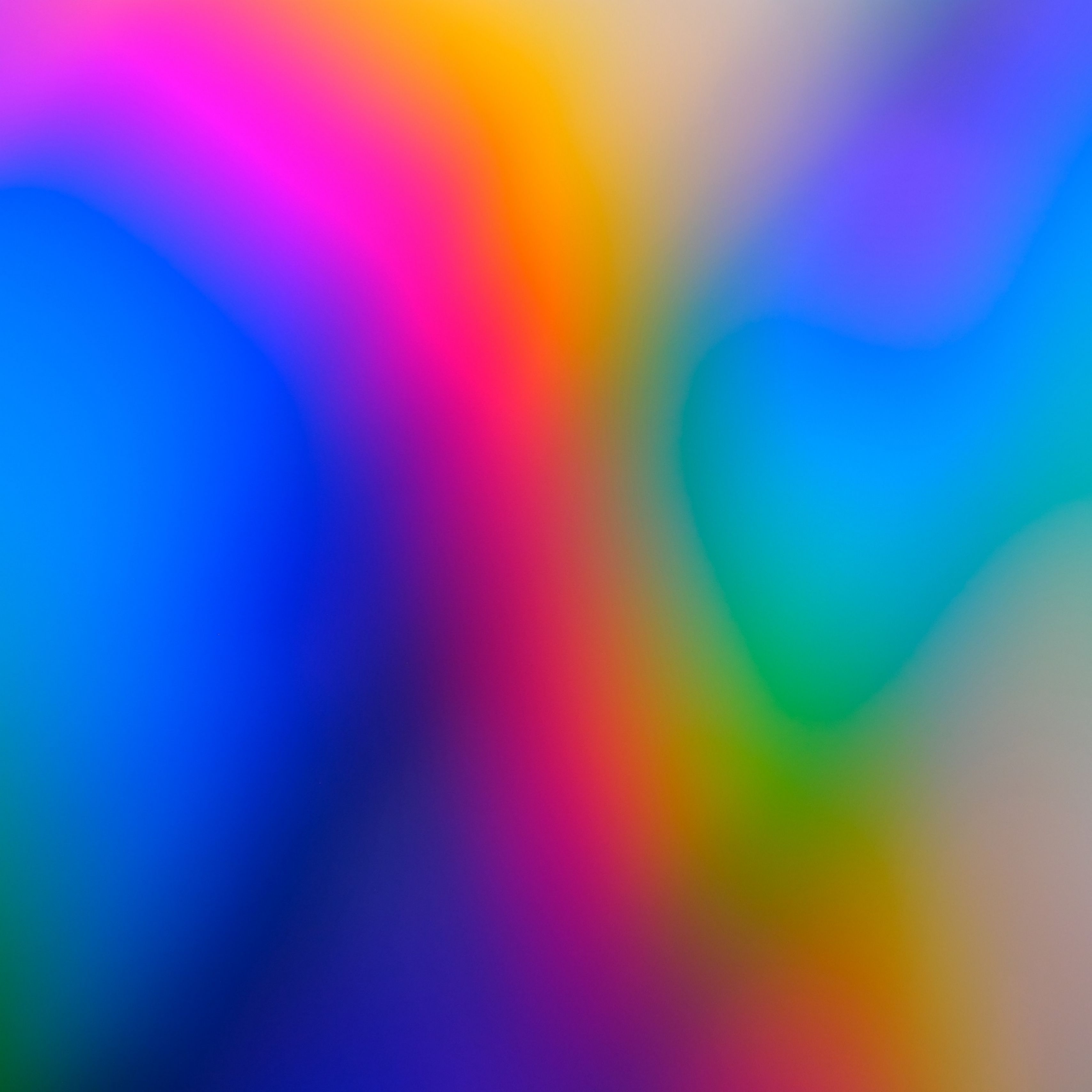 Download wallpaper 3415x3415 gradient, iridescent, lines, bright, pink ...