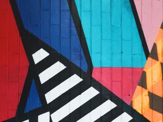 320x240 Wallpaper graffiti, art, stripes, colorful