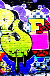 Preview wallpaper graffiti, bright colors, multicolors