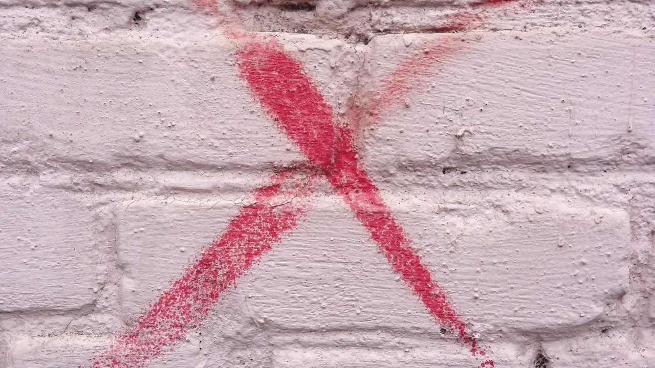 Wallpaper graffiti, cross, wall
