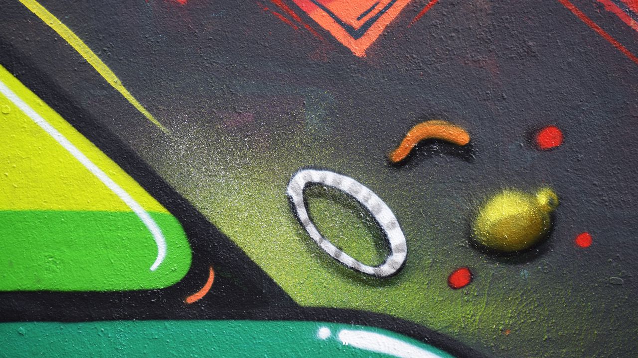 Wallpaper graffiti, paint, art