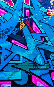 Preview wallpaper graffiti, street art, colorful, wall, urban