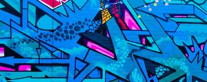 Preview wallpaper graffiti, street art, colorful, wall, urban