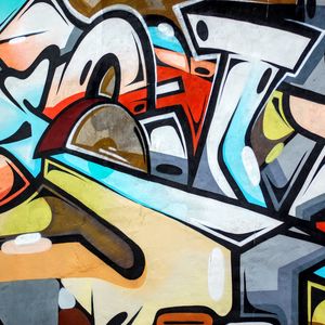 Preview wallpaper graffiti, wall, art, street art, colorful