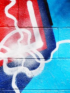 Preview wallpaper graffiti, wall, paint, colorful, texture