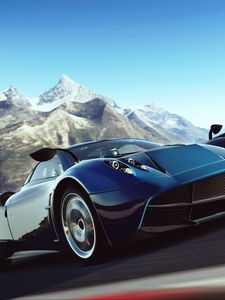 Preview wallpaper gran turismo-6, driving simulator, speed, art, pagani huayra