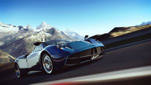 Preview wallpaper gran turismo-6, driving simulator, speed, art, pagani huayra